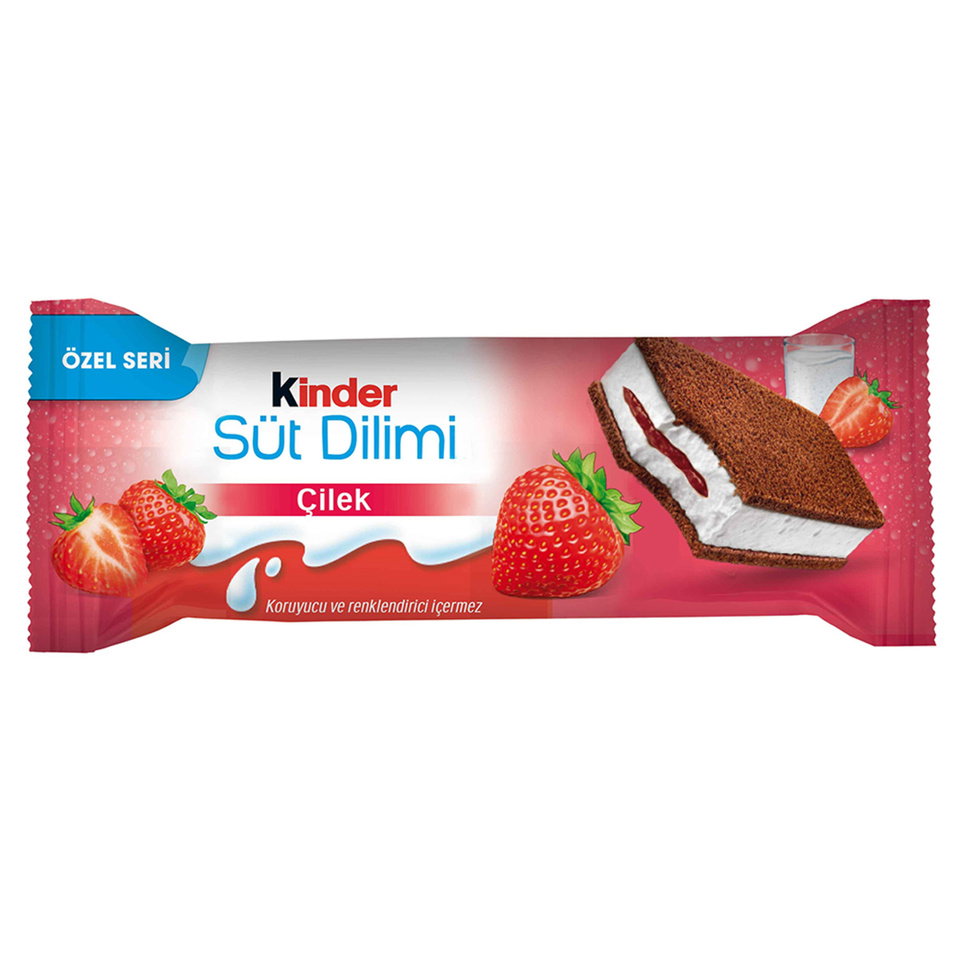 KİNDER SÜT DİLİMİ 20GR-T1- ÇİLEKLİ