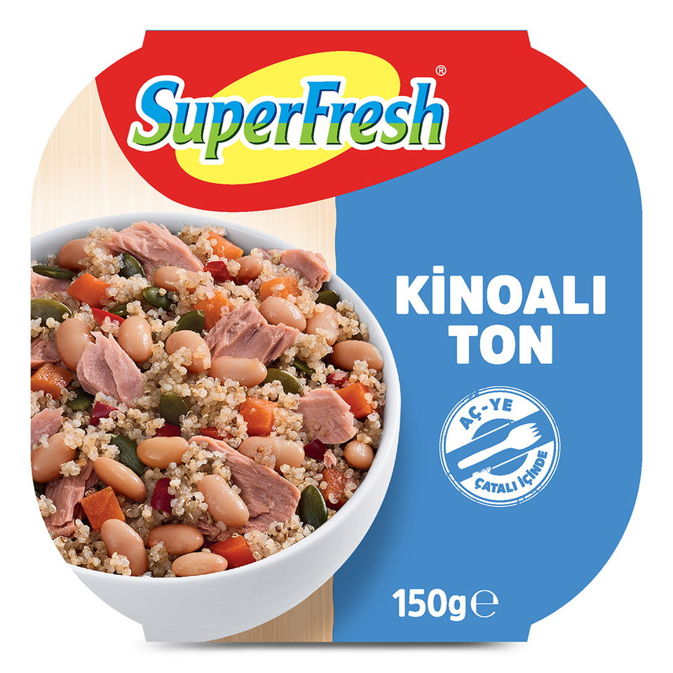 SUPERFRESH TON SALATA 150 GR KİNOALI