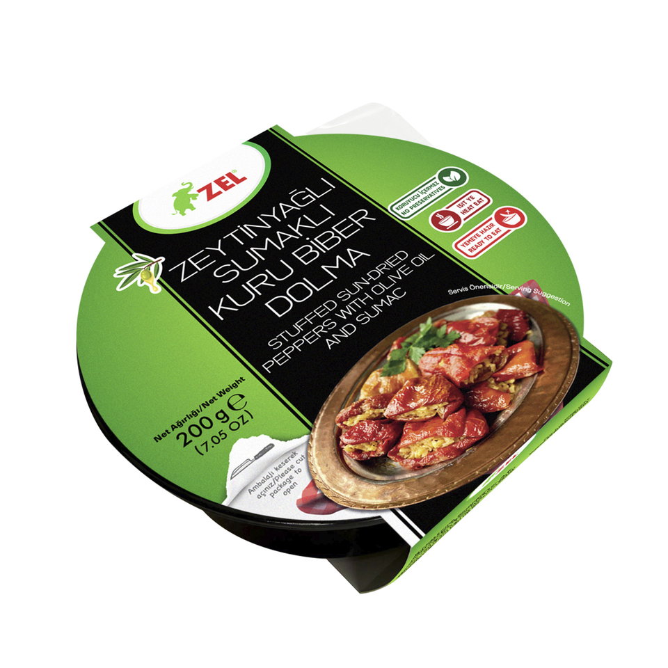 ZEL KURUBİBER DOLMA 200GR SUMAKLI