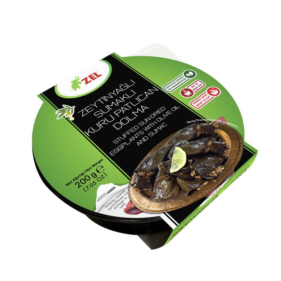 ZEL KURUPATLICAN DOLMA 200GR SUMAKLI