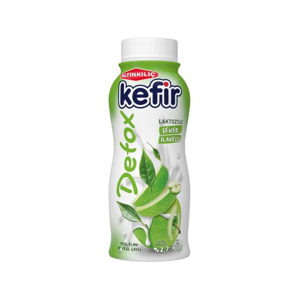 A.KILIÇ LAKTOZSUZ KEFİR 250ML YEŞİL ELMA YEŞİL ÇAY