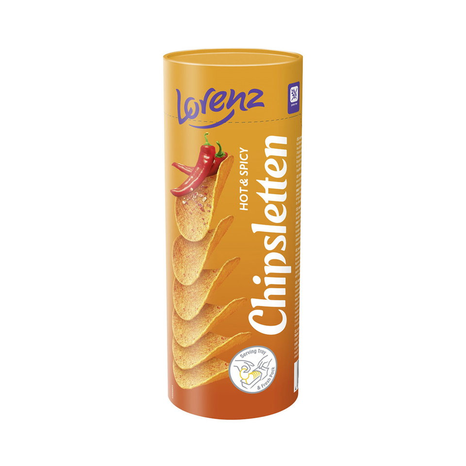 LORENZ CHİPSLETTEN CHİPSİ 100GR-HOT&SPİCY