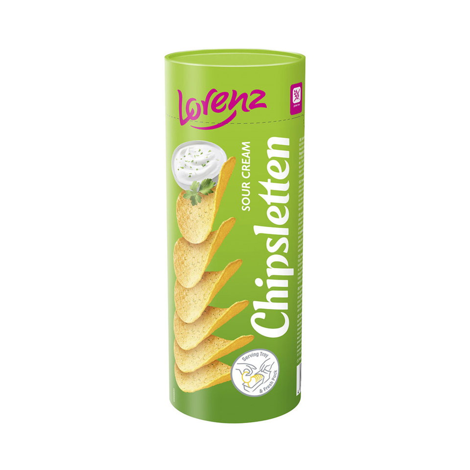 LORENZ CHİPSLETTEN CHİPSİ 100GR-SOUR CREAM