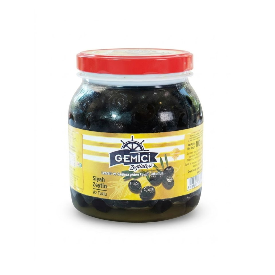 GEMİCİ ZEYTİN 900 GR. SİYAH 180/200 KLBR