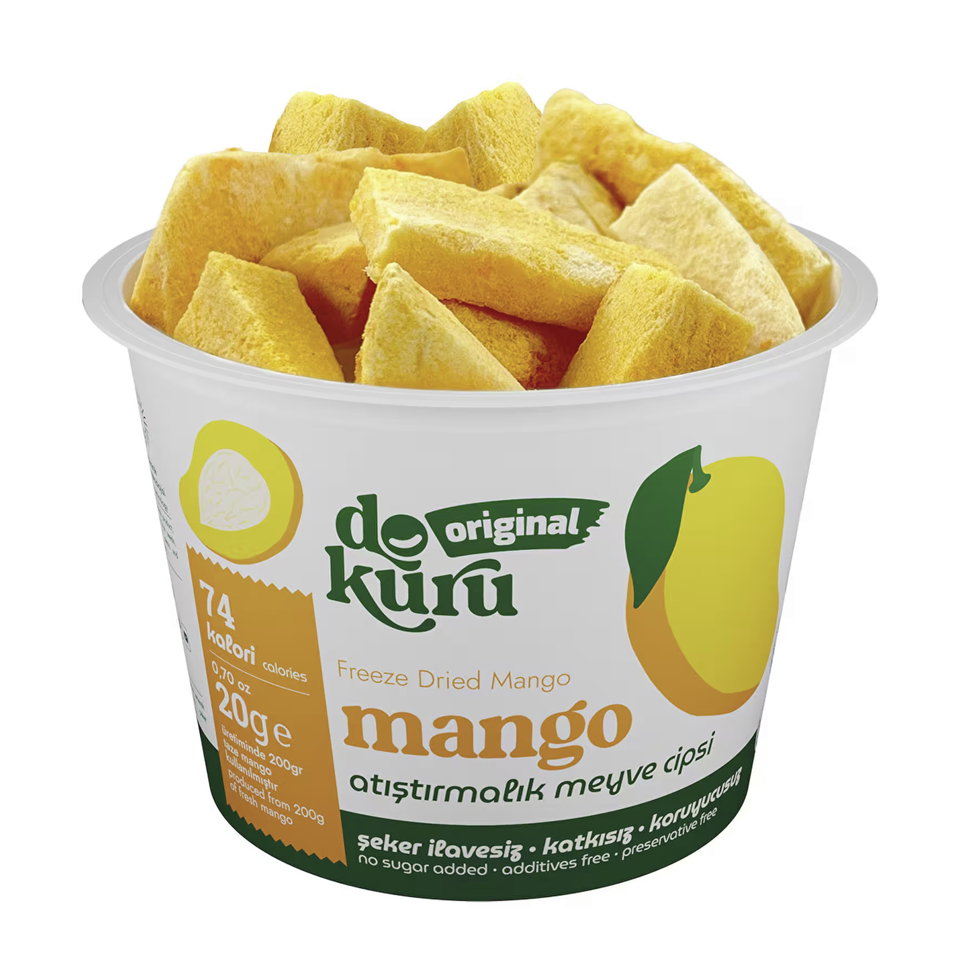DOKURU MANGO 20 GR ATIŞTIRMALIK MEYVE CİPS