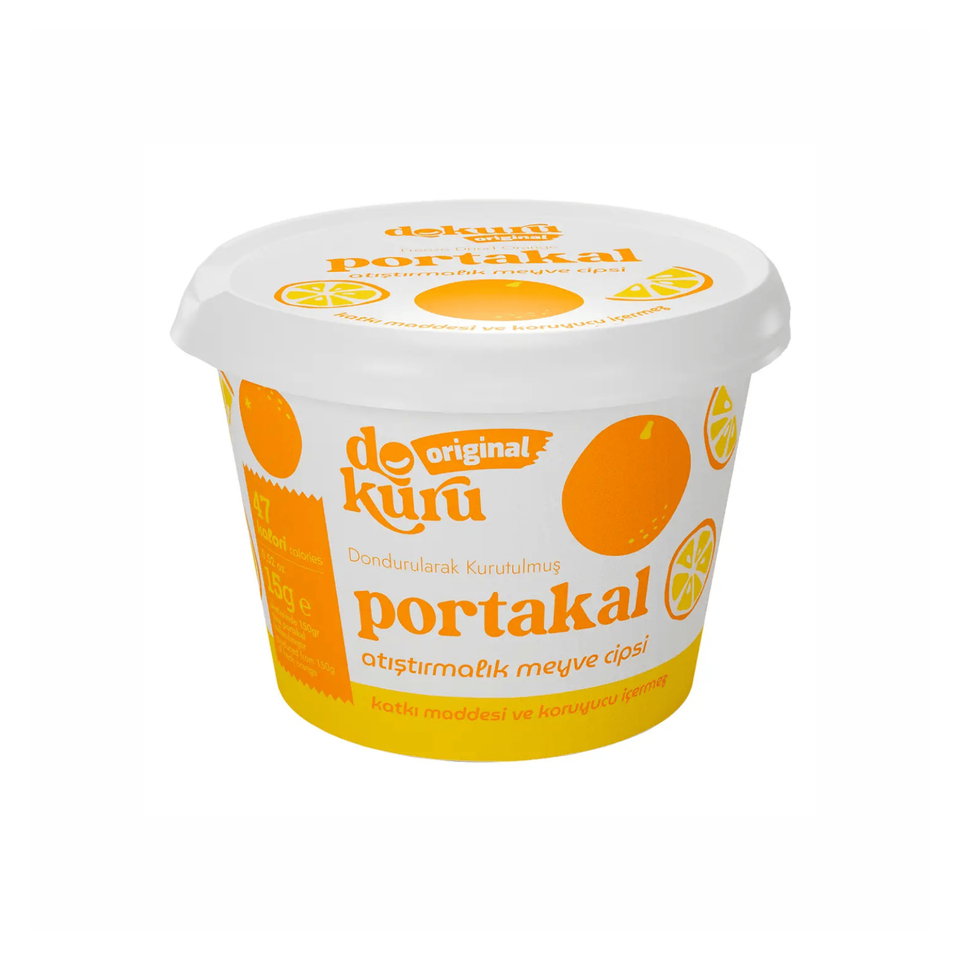 DOKURU PORTAKAL 15 GR ATIŞTIRMALIK MEYVE CİPS