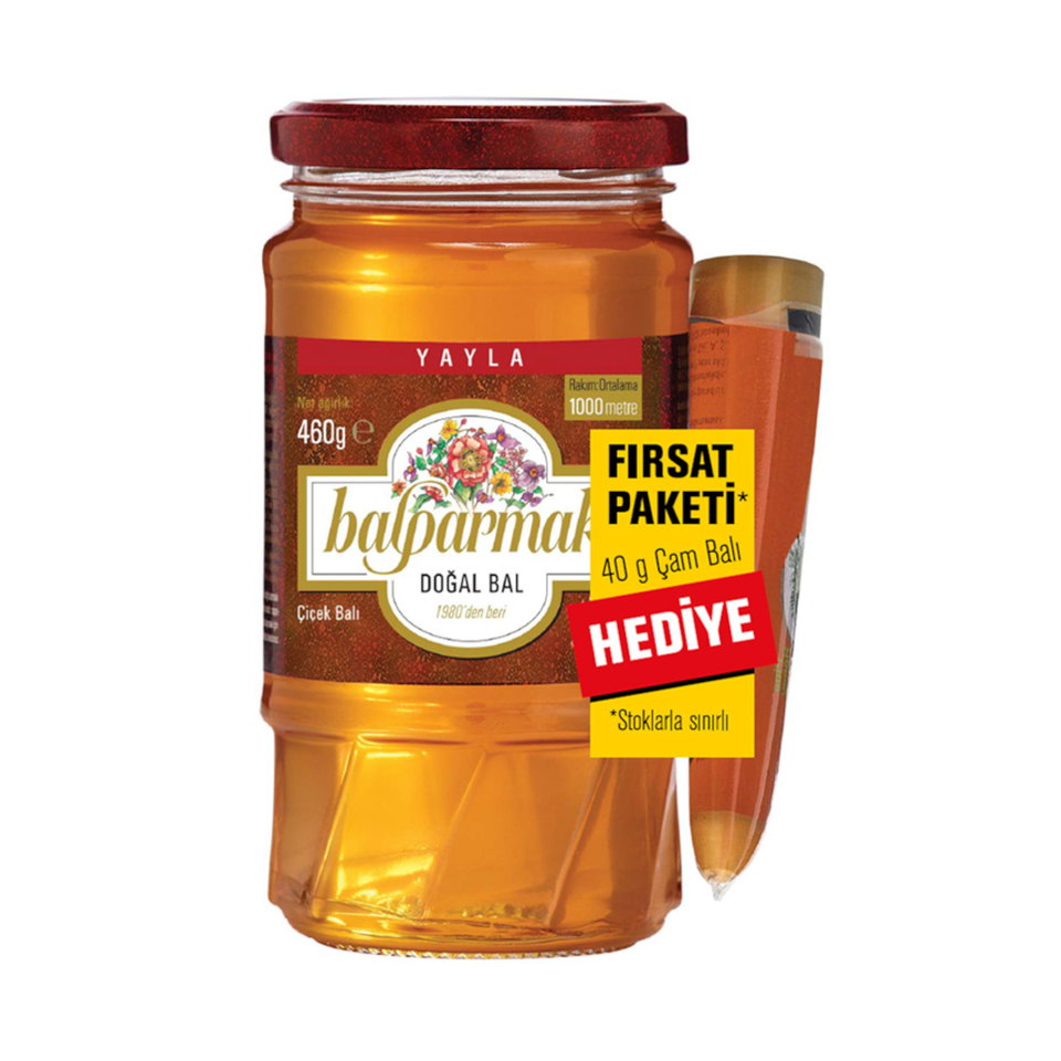 BALPARMAK ÇİÇEK BALI 460 GR 40 GR TÜP ÇAM BALI HED
