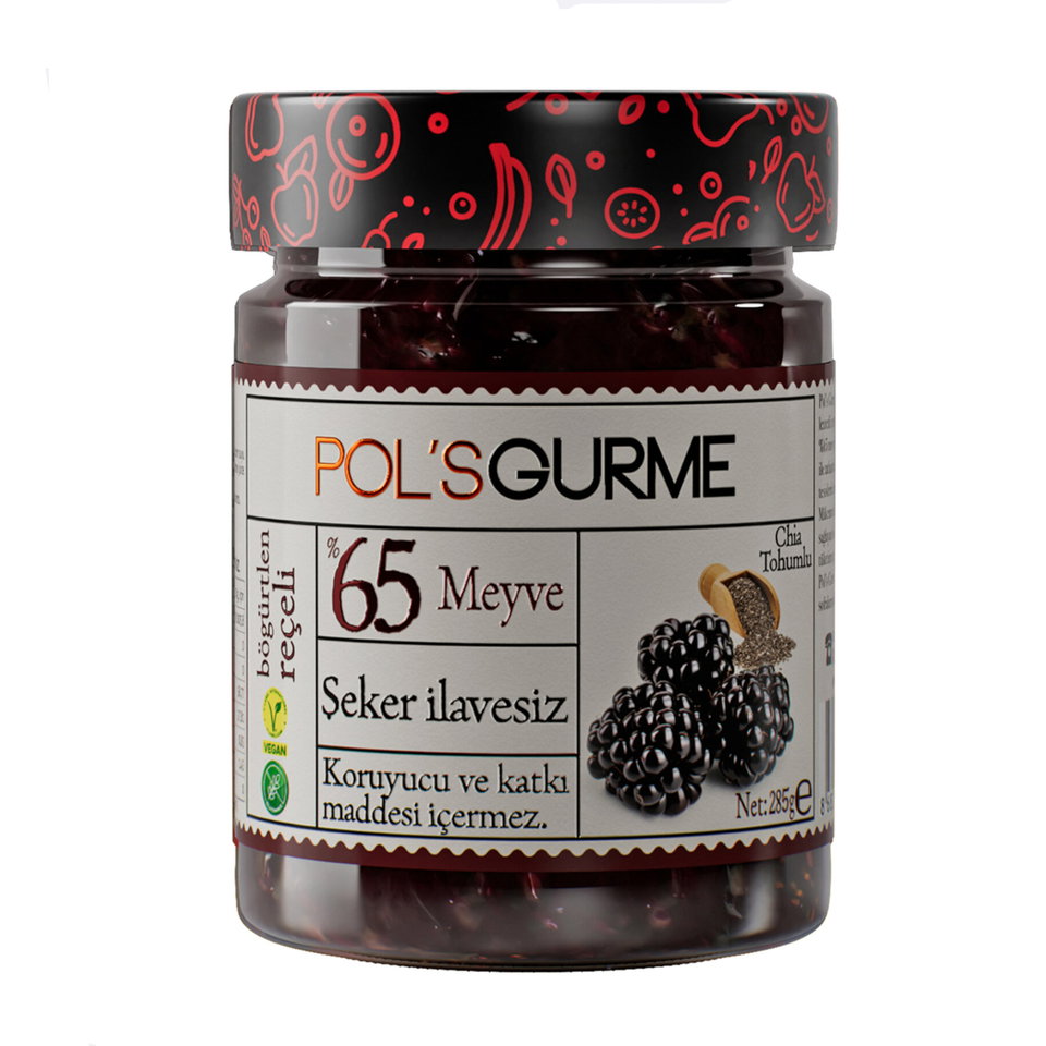 POL'S GURME  BÖĞÜRTLEN REÇELİ 285 GR
