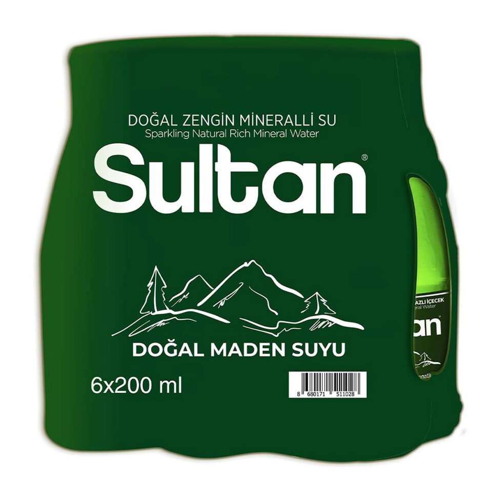 SULTAN DOĞAL MADEN SUYU 6X200ML