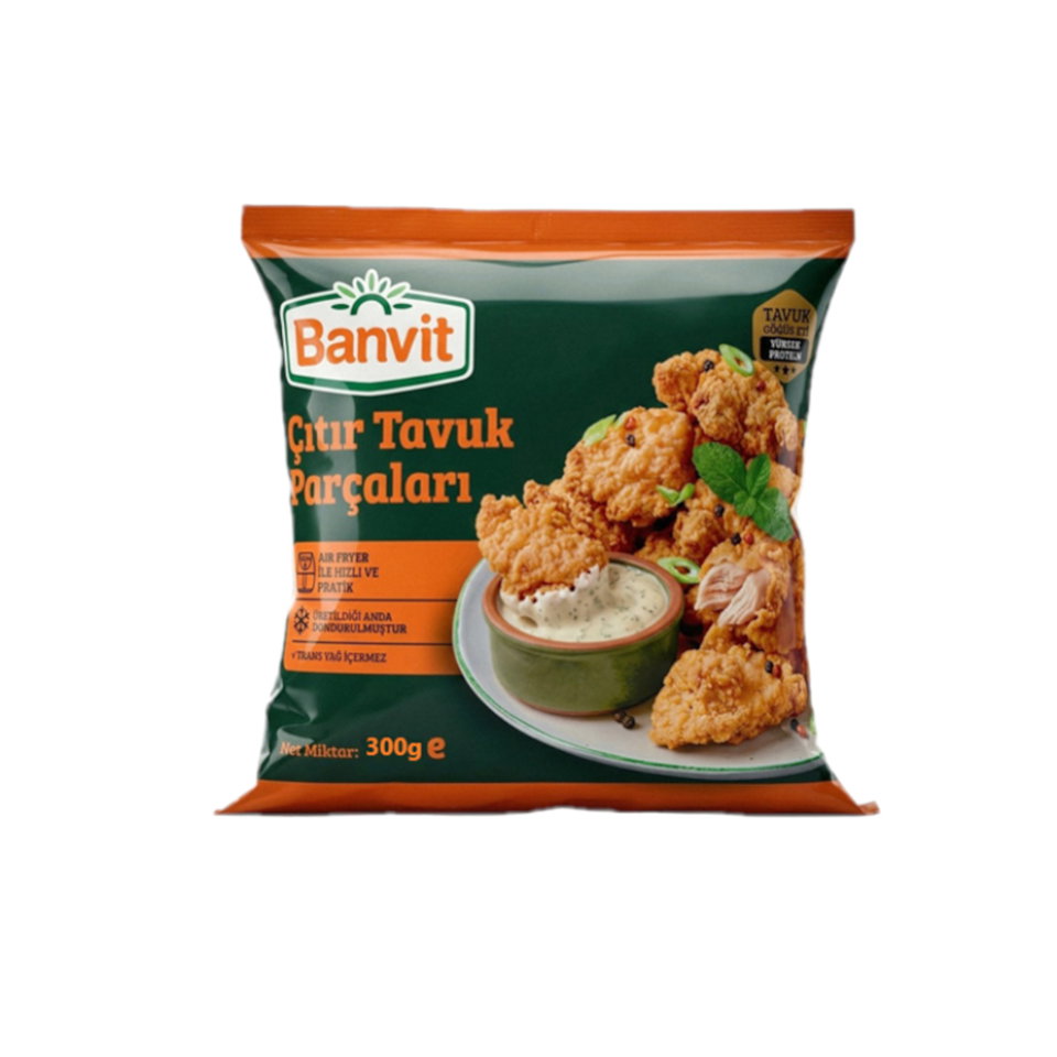 BANVİT ÇITIR PİLİÇ PARÇALARI 300GR