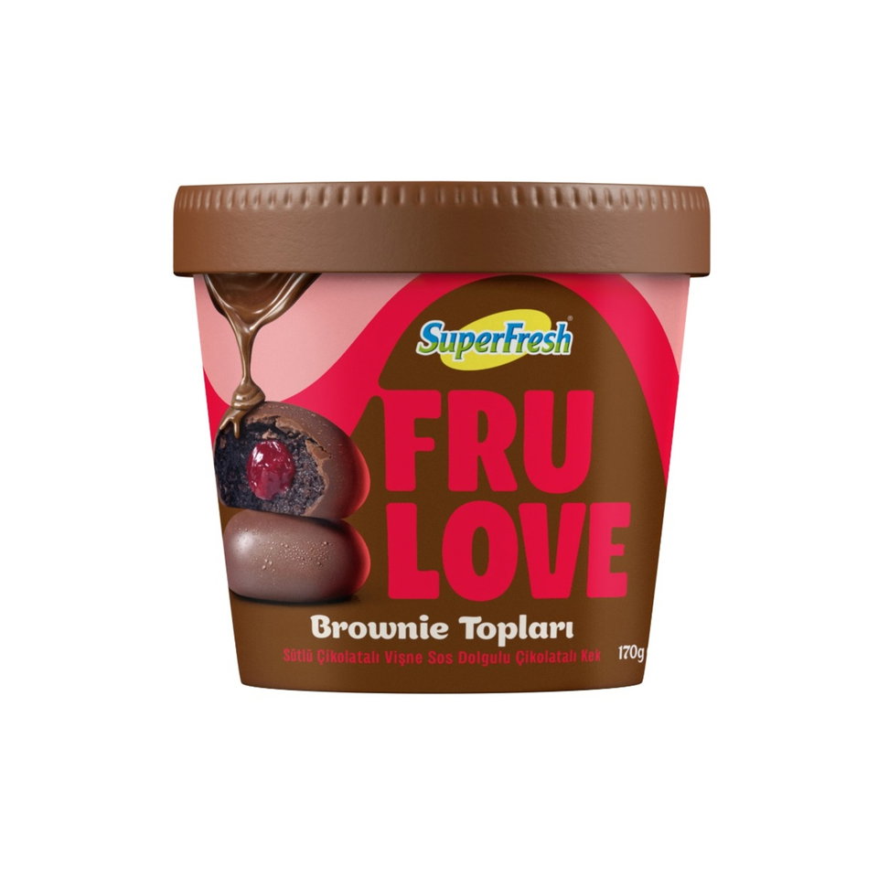 S.FRESH FRULOVE VİŞNE BROWNİ TOP 170 GR