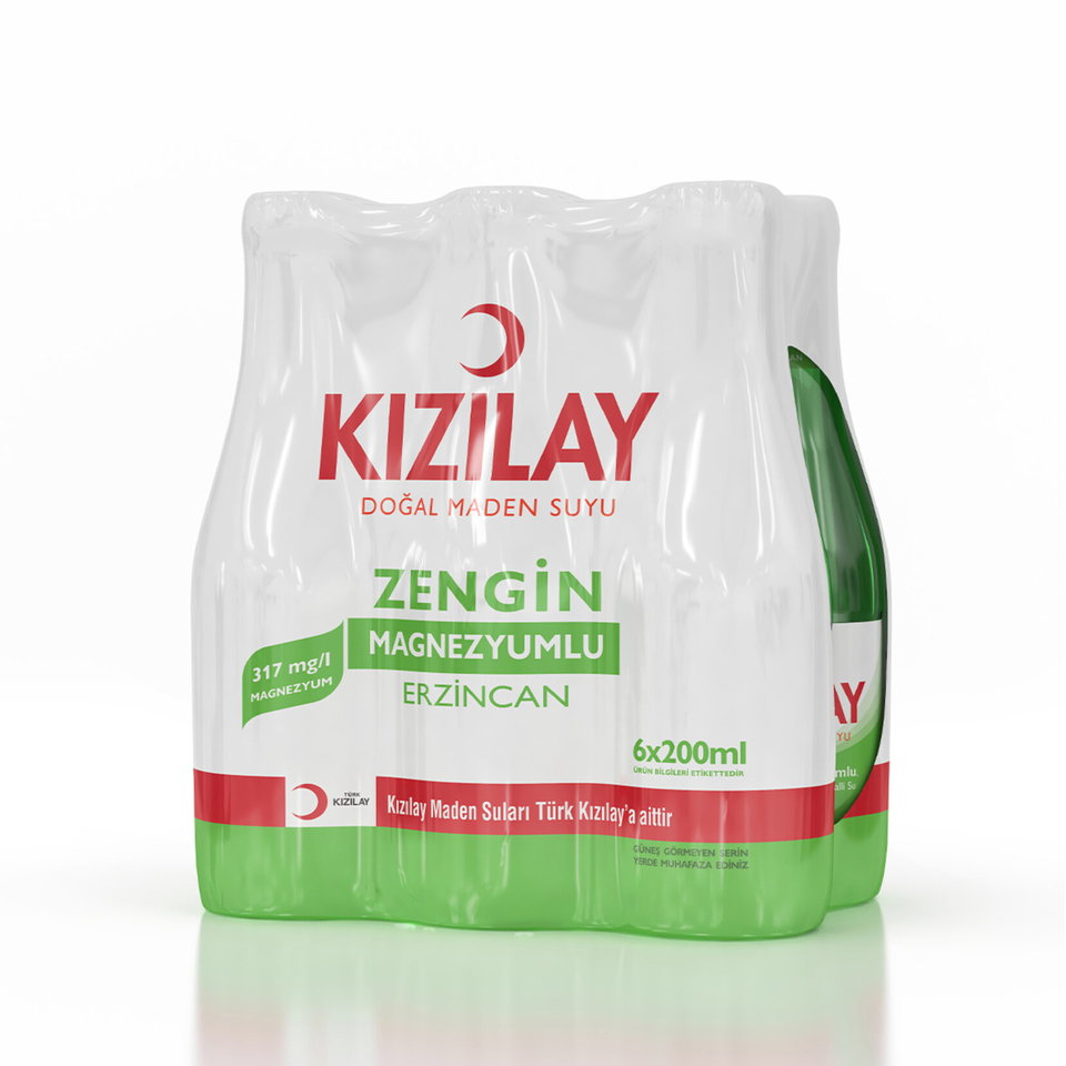 KIZILAY MADEN SUYU 6*200 ML- ERZİNCAN