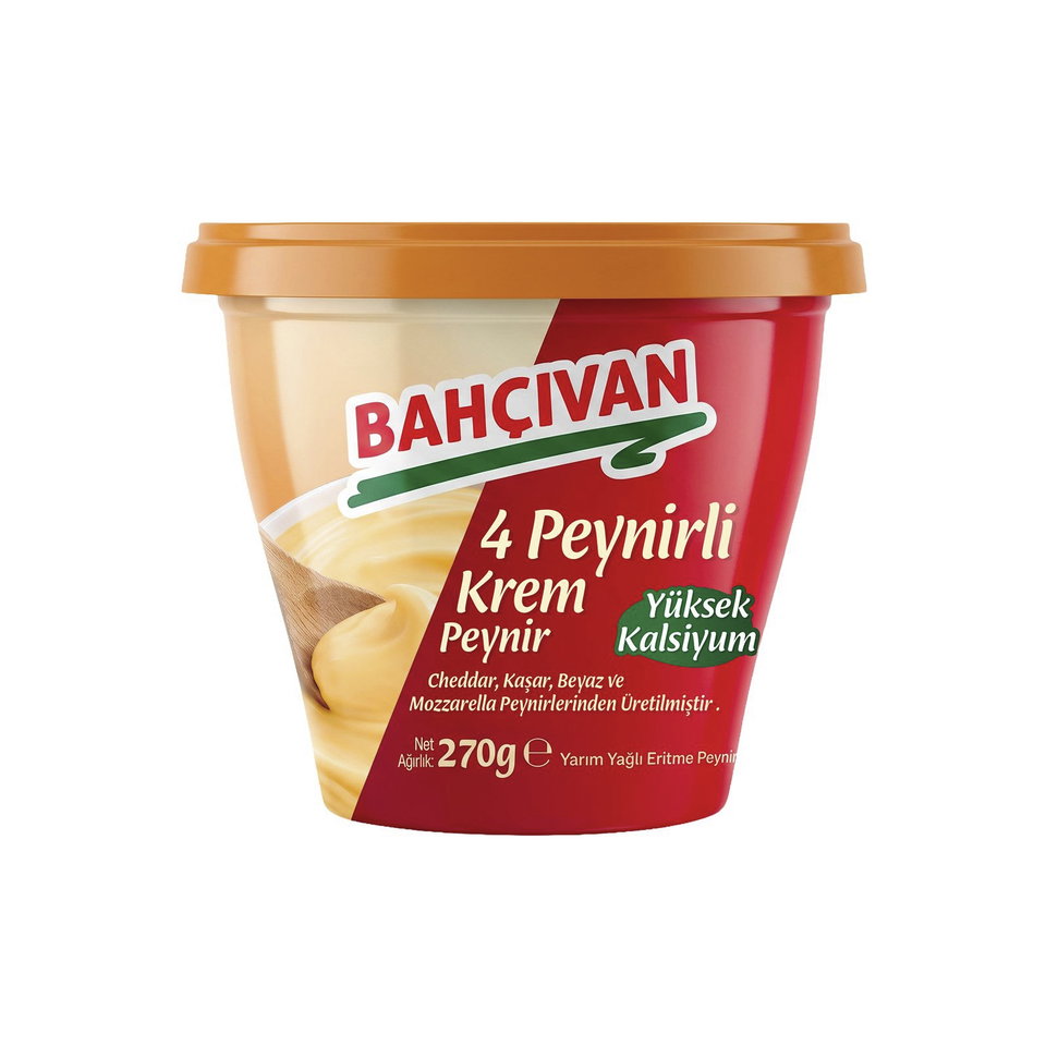 BAHÇIVAN 4 PEYNİR KREM PEYNİR 270 GR
