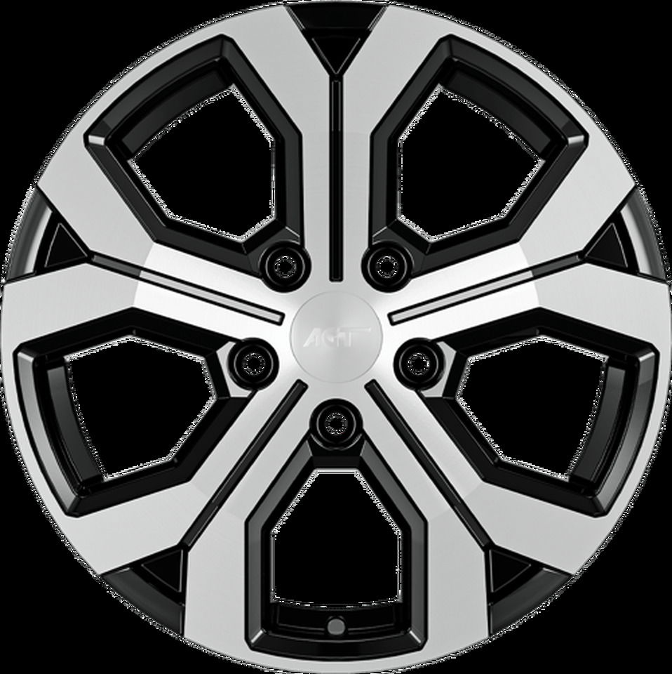 6.5*17" 5*114 ET40 66.1 ARGENT BLACK DIAMOND
