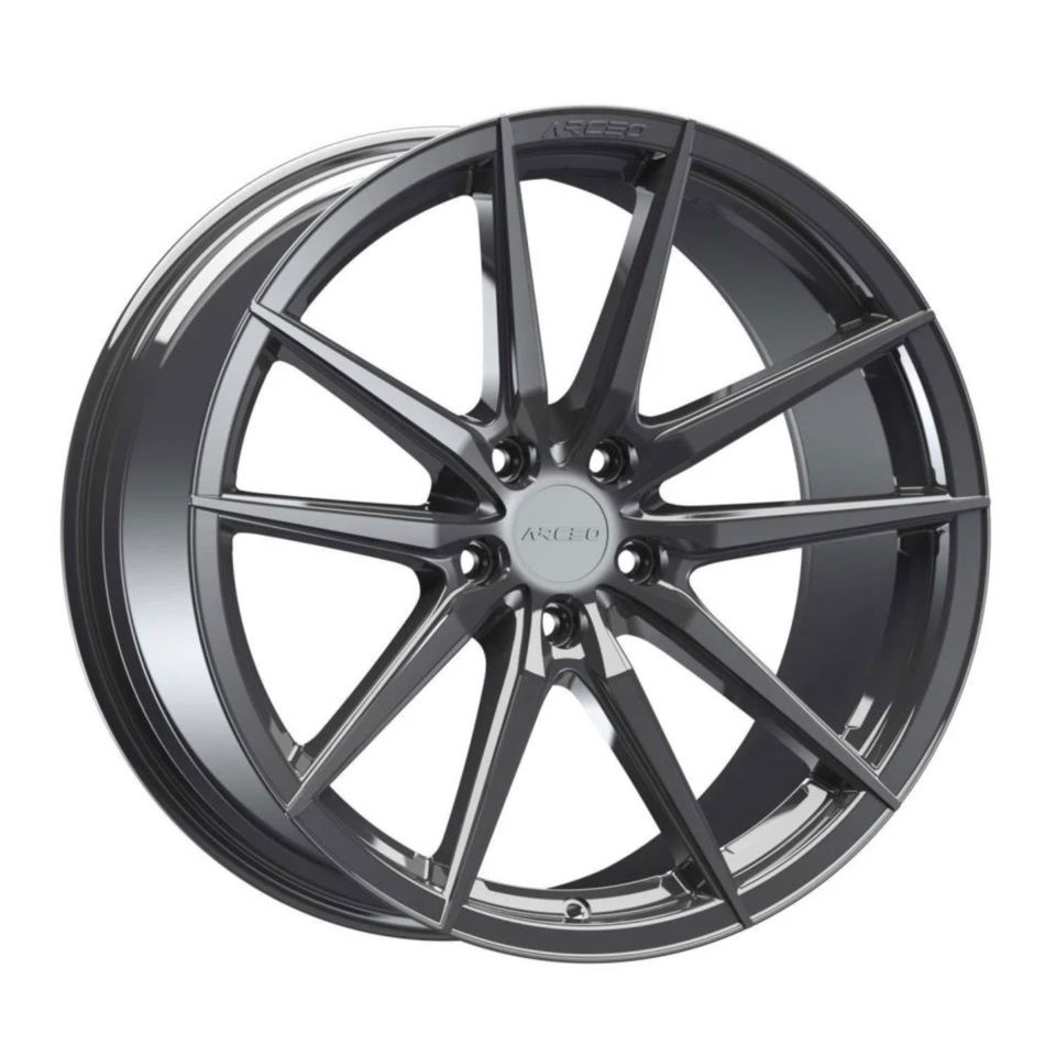 9.0*18" 5*112  ET40 73.1 GLOSSY BLACK MONACO ARCEO