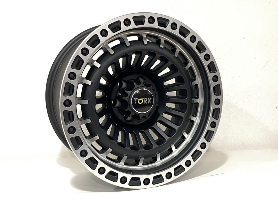 9*17" TORK-3369 6*139.7 ET40 110 MAT BLK GREY MAC.