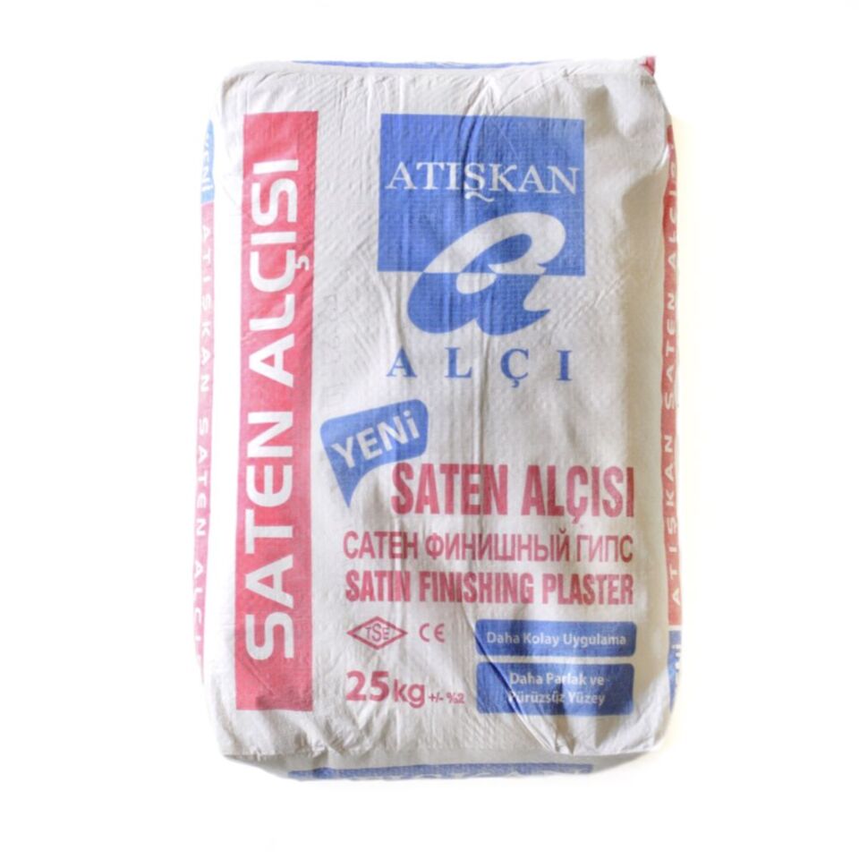 Atışkan Saten Alçı 25 kg