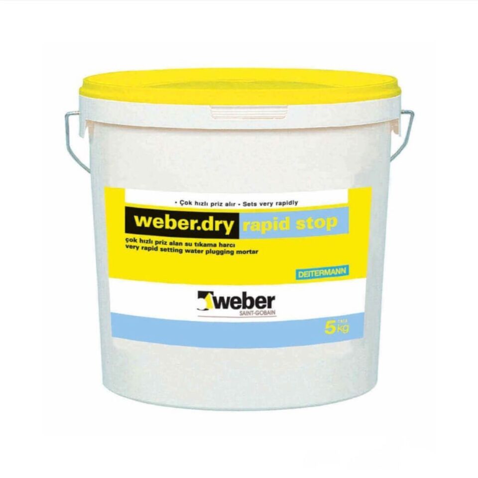 Weber Dry Rapid Stop Ani Su Tıkaç Harcı