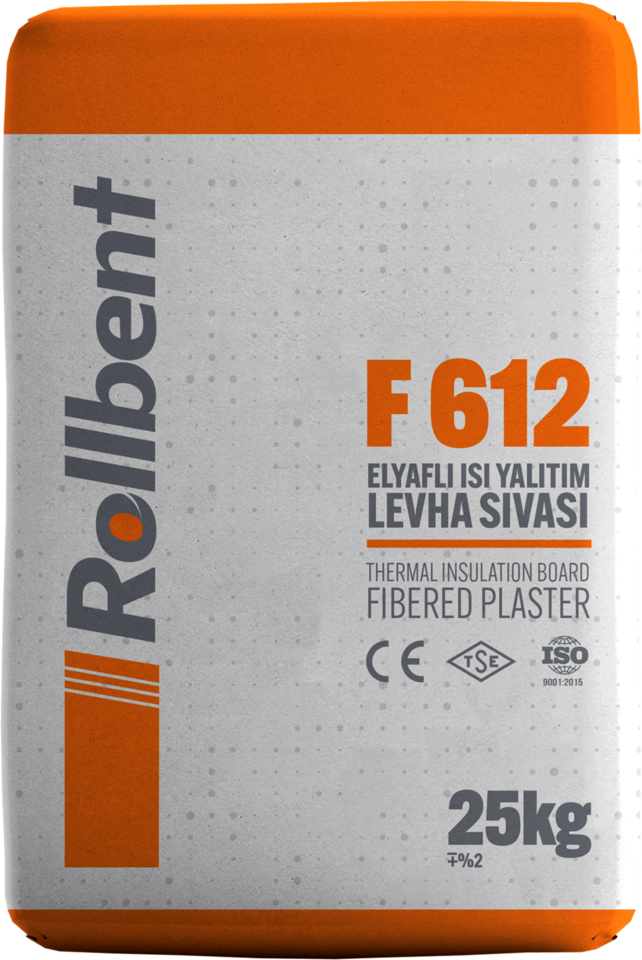 Rollbent F612 Elyaflı Sıva Harcı 25 kg