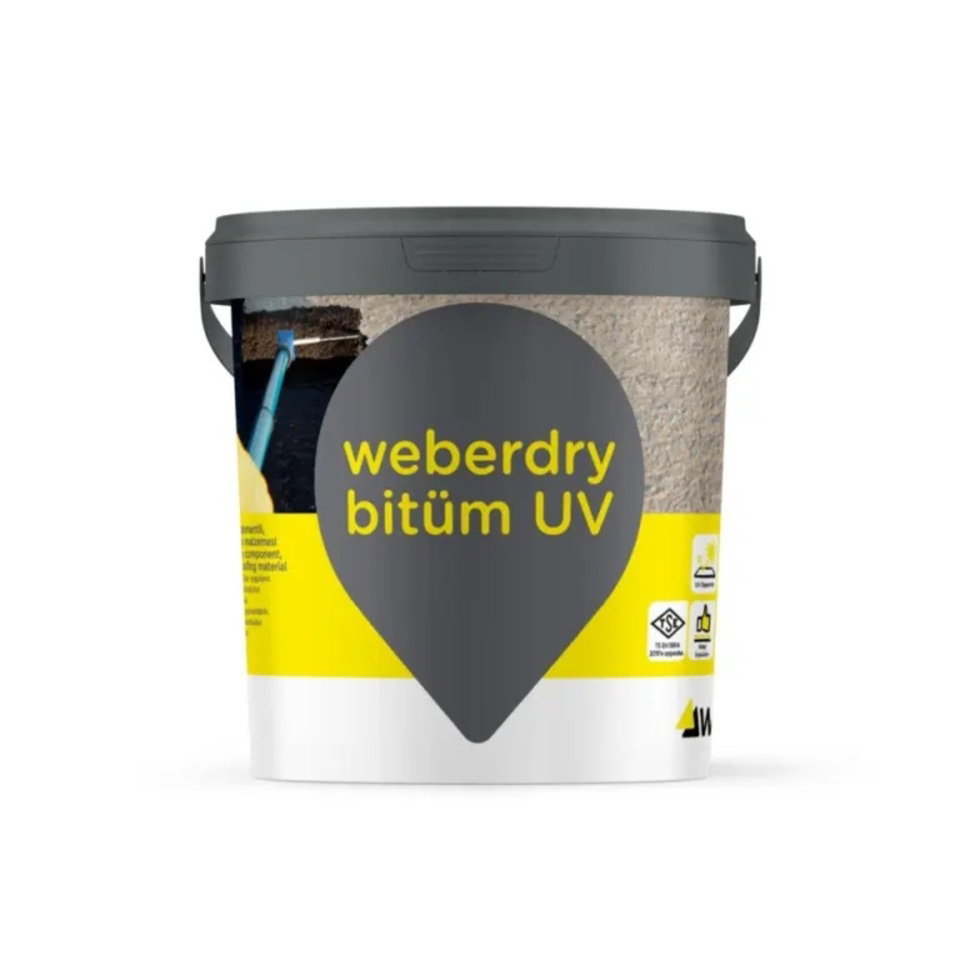 Weber Dry Bitüm UV 17 kg Bitüm Kauçuk Sürme Yalıtım