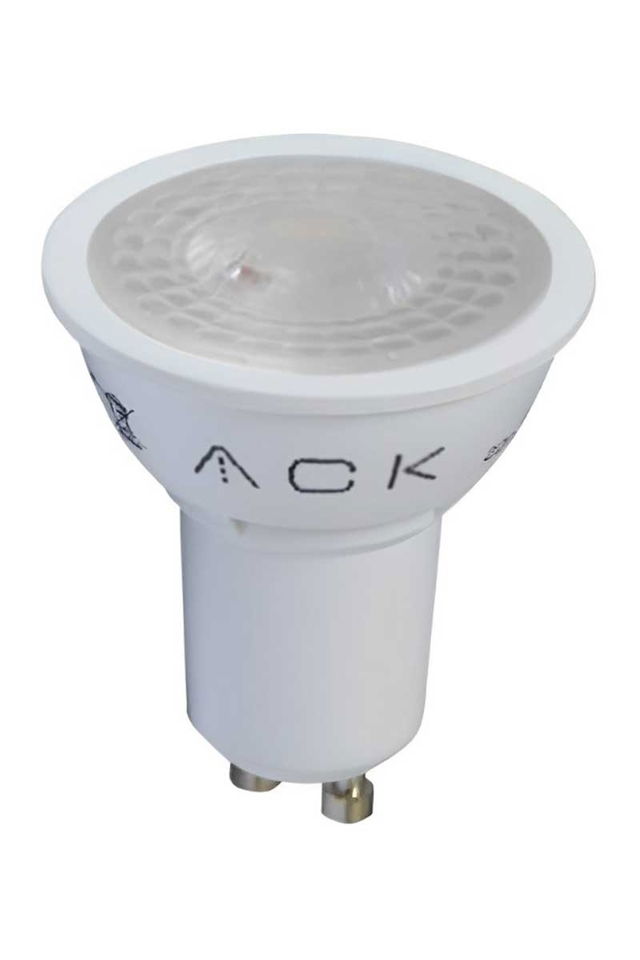 Ack Led Çanak Ampul 5w Yeşil Gu10 400lm (Reflektörlü) (200ad)