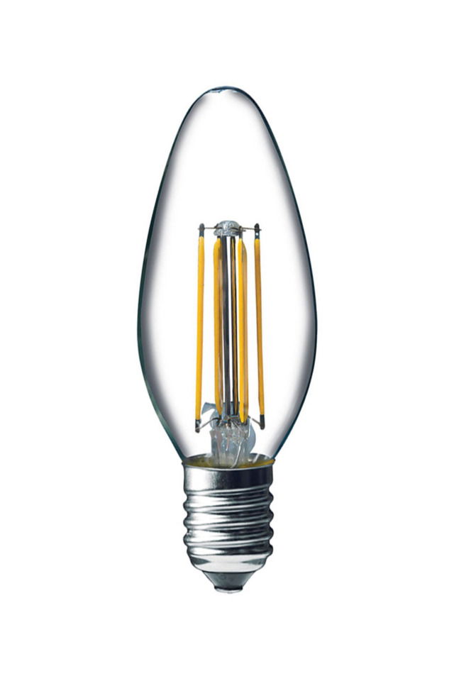 Ack Led Ampul Rustik Mum 4w 3000k 440lm ( E14-C35 )(100ad)