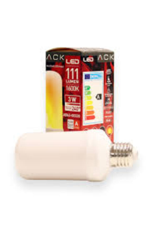 Led Alev Ampul 3w 1600k E27 220V (1ad)
