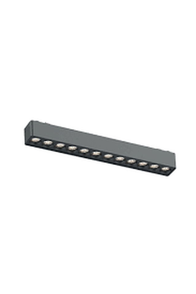 Ack Magnet Led Monofaze Ray Spot Yatay 12w 3000k-4000k-6500k Smart Dimli 840m 230mmx26mm24mm Lensli ( Slim Seri )(50ad)