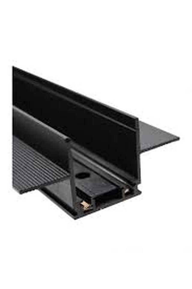 Magnet Led Monofaze Ray 1mt Siyah  Sıva Altı ( Alüminyum Slim (10Ad)