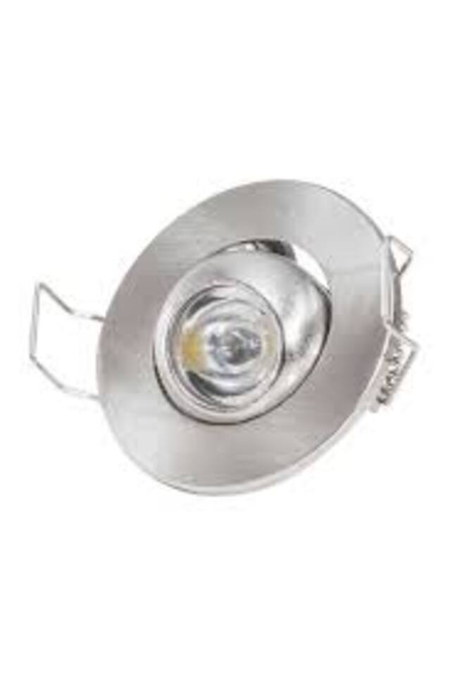 Ack Mini Spot Yuvarlak Krom Kasa 6500k 3w 210lm 35mm S/A ( Manda Göz-Parmak Spot )(100ad)