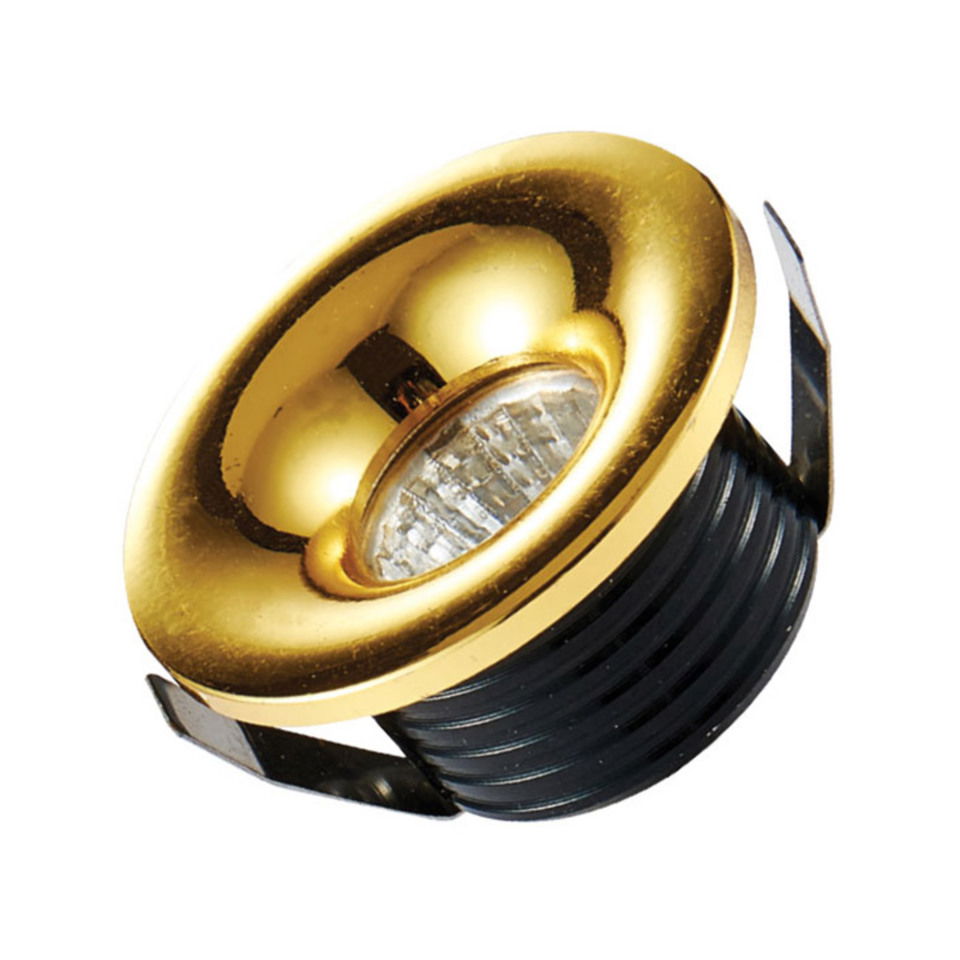Mini Spot Yuvarlak Gold Kasa 6500k 3w  190lm 3.5cm Parmak Spot (1ad)