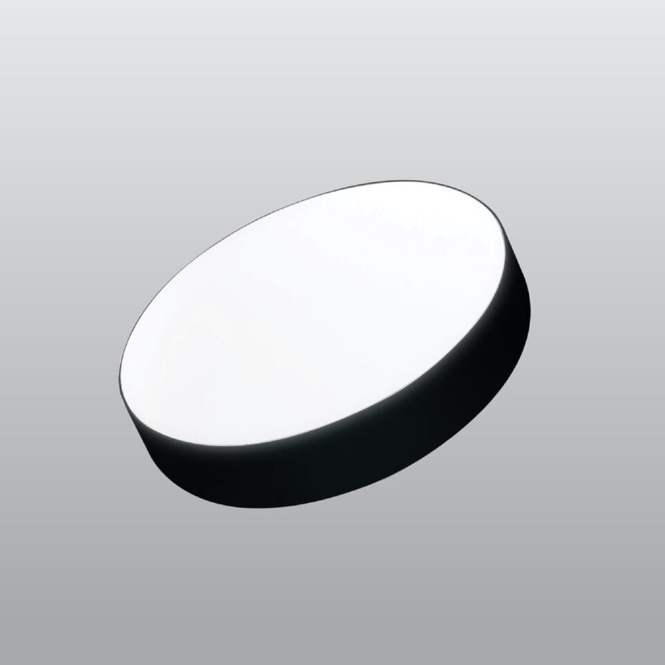 Ack Led Panel Sıva Üstü Yuvarlak 36w 4000K 3240lm ( 225x40mm )( Siyah Kasa )(20ad)