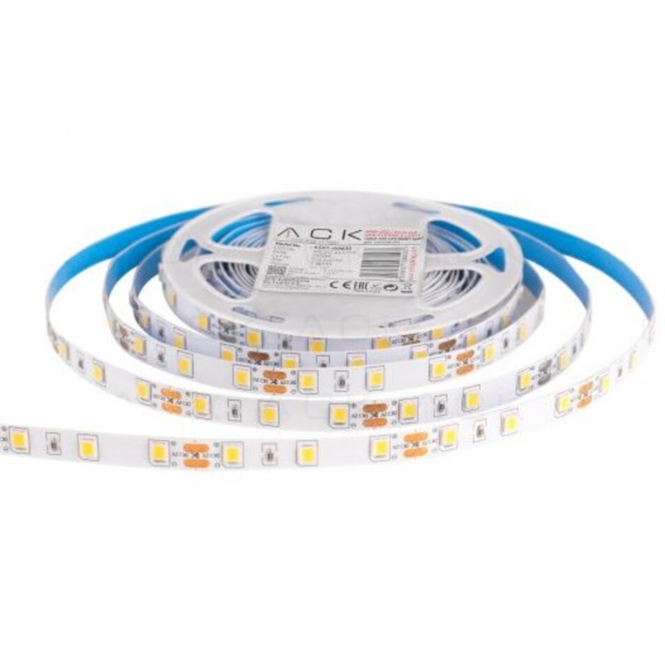 Şerit Led 3 Çip 220v Mavi Ip65 (Mt/10W 1000lm 120Led 10cm Kesilebilir)(100mt)