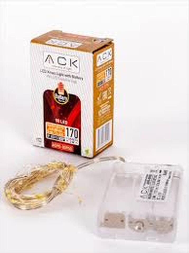 Ack Süsleme Ledi Pilli 3000k 50 Led  5mt 3xAAA ( Peri  Led )(200ad)