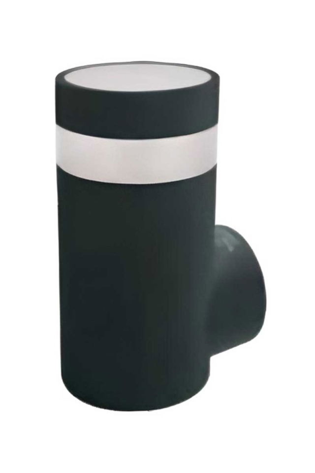 Duvar Aplik Led 3 Renk 9w 800lm Siyah Kasa Yuvarlak Tek Yön 157mmx99mm Ip65 (20ad)
