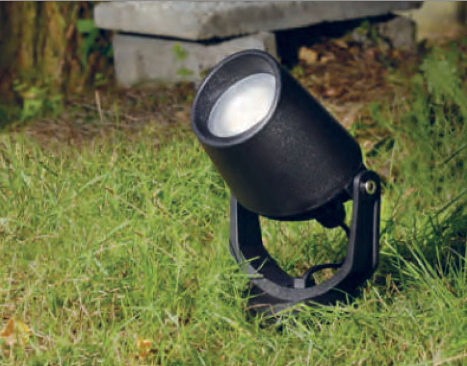 Fumagalli Bahçe Armatür Çim Tipi Kazıklı Tekli GU10 Ip67 6w 615lm 100-240v Yeşil 320x122mm ( Siyah ) ( Mınıtommy ) (1ad/30kl)