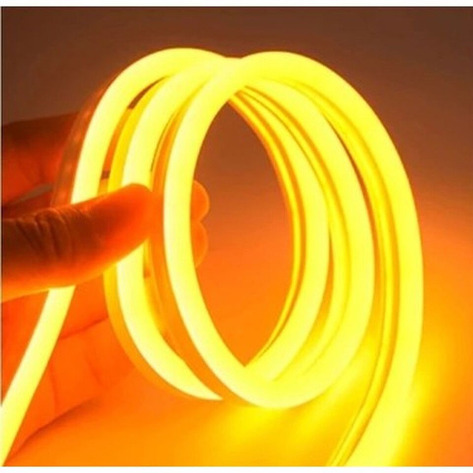 Adal Neon Led 2200k Amber 12v 1100lm IP65 120Led/1Metre (5mt/120mt)