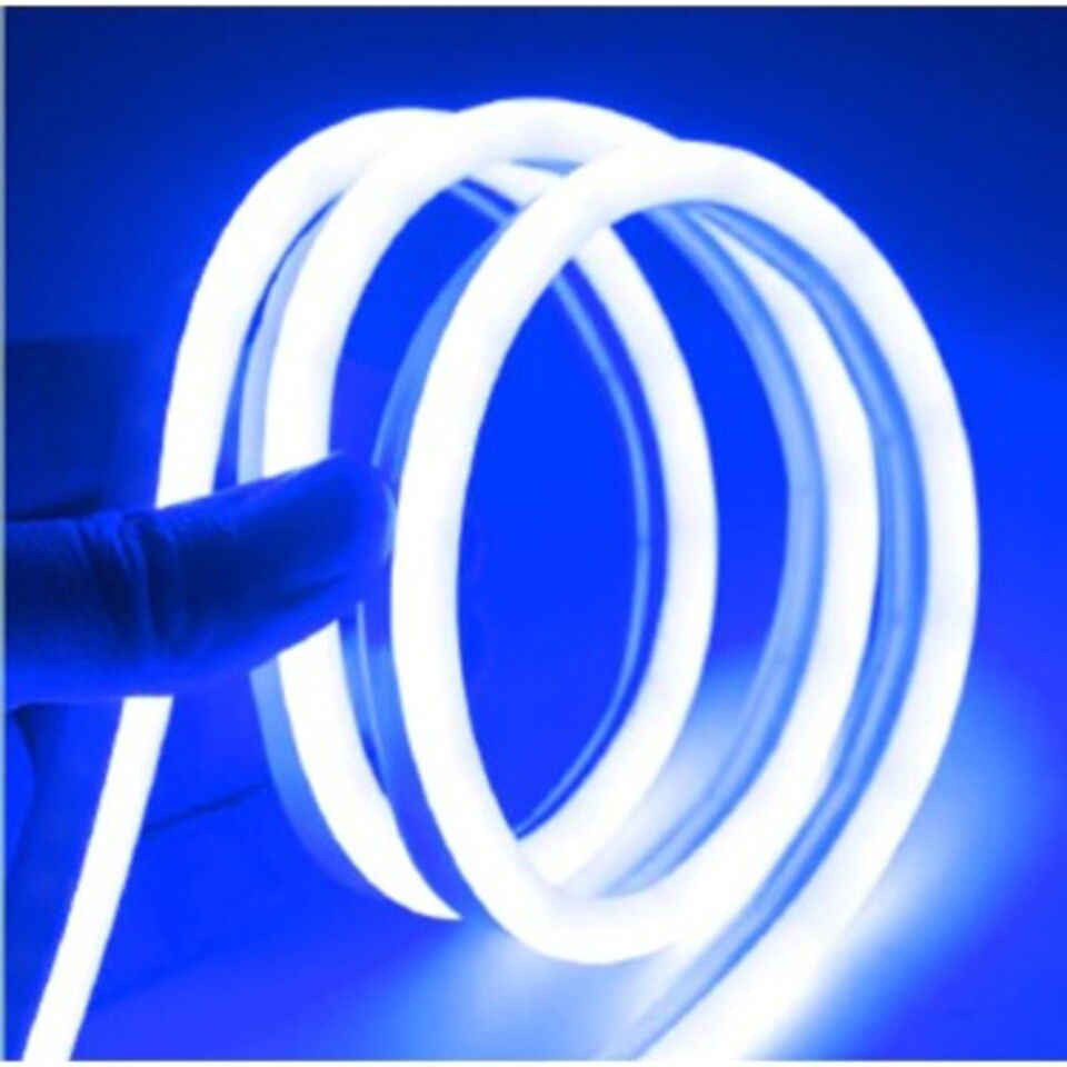 Adal Neon Hortum Led Mavi 220v Yeni Nesil Esnek Cob Tip 1mt/1000lm/288led (50mt/2ad)