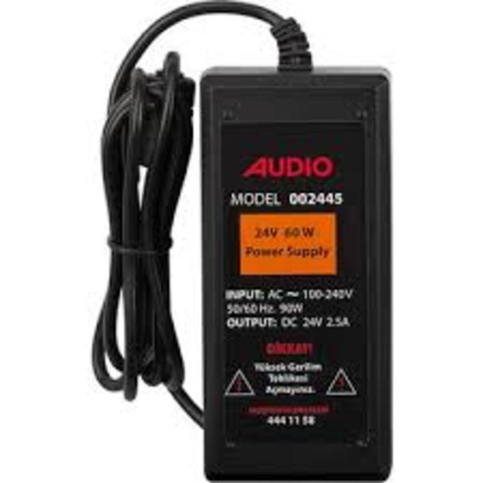 Audıo Güç Kaynağı 60w 24v