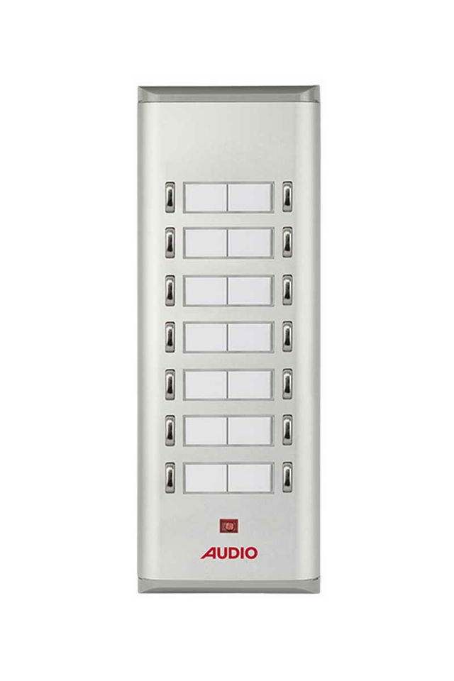 Audıo Basic Zil Paneli 14'Li  Hoparlörsüz Çift Sıra Butonlu 