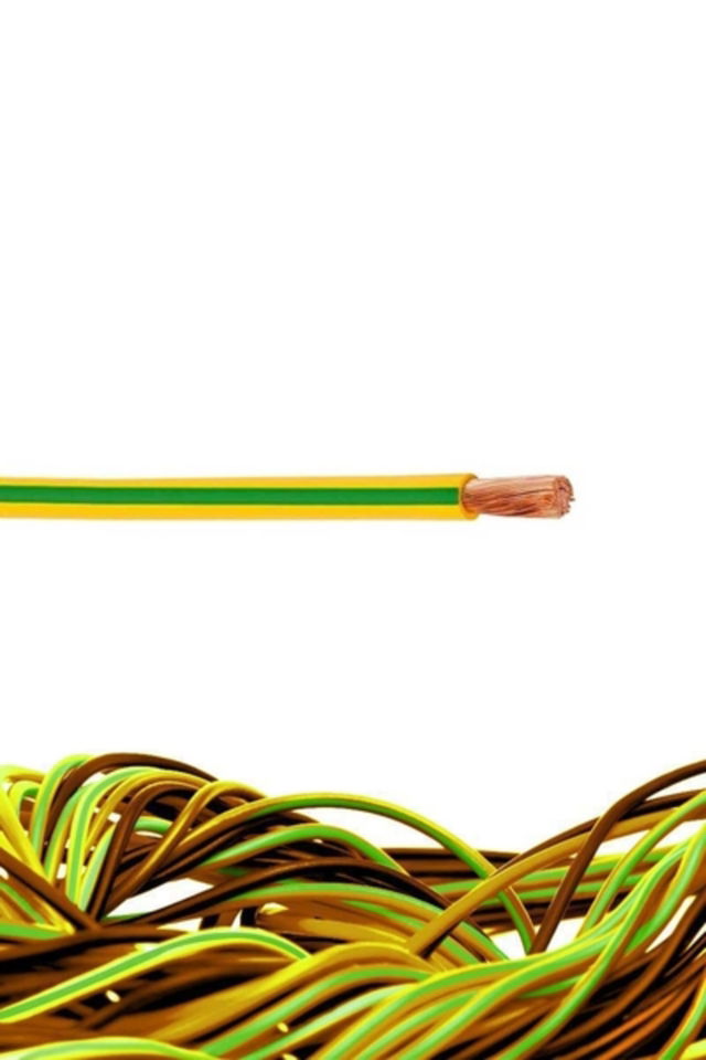 Nya Kablo 2.5mm ( H07v-U ) Sarı Yeşil
