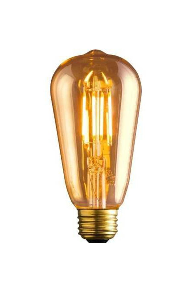 Led Ampul Rustik Uzun Flament 4w 2700k 320lm E27 St64 ( 100ad )