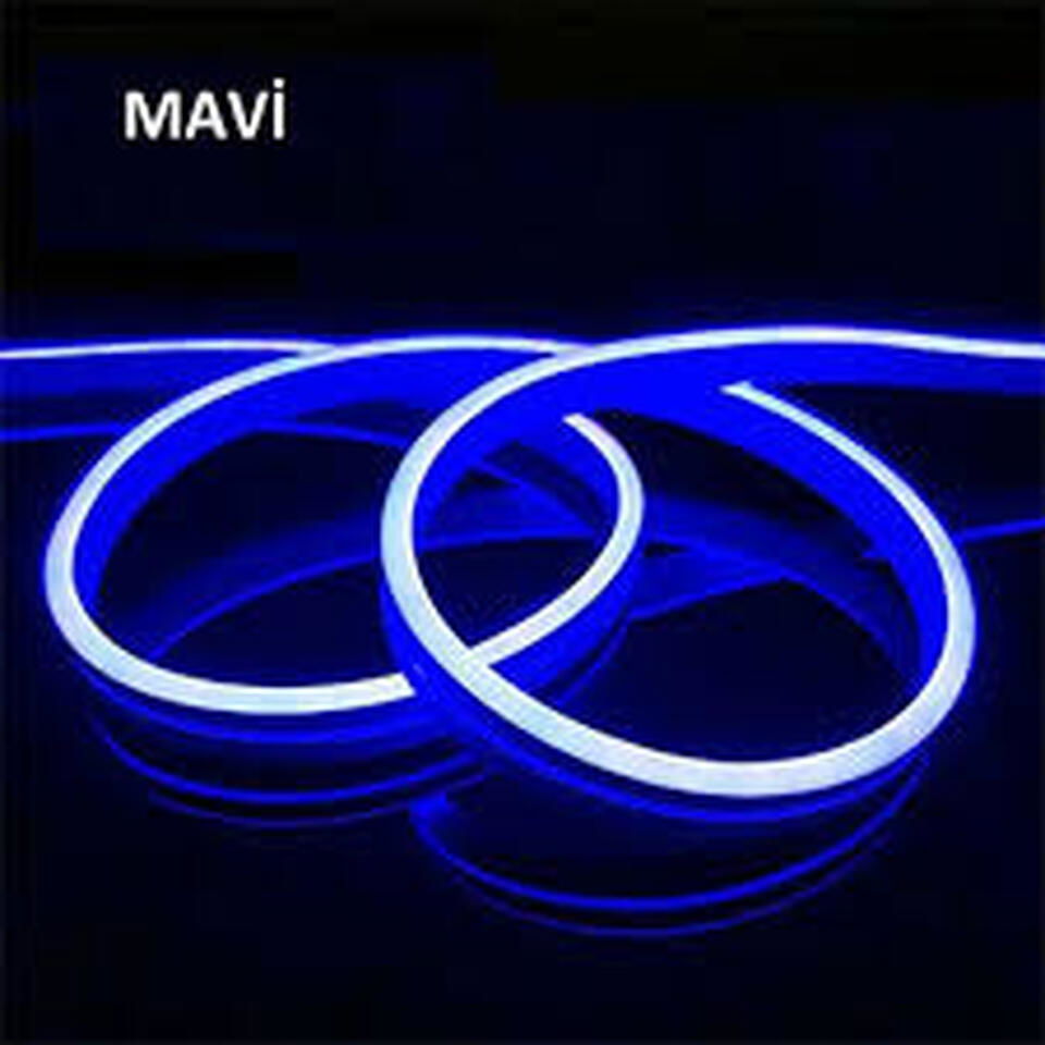 Cata Neon Led Buz Mavi 12v 1100lm IP65 120Led/1Metre  (50mt)