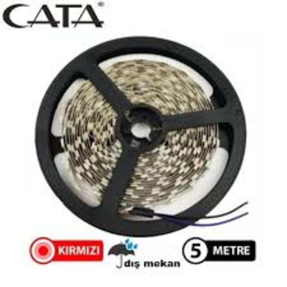 Şerit Led Dış Mekan Silikonlu Kırmızı 1mt/14,4w 750lm (5mt-250kl) xx