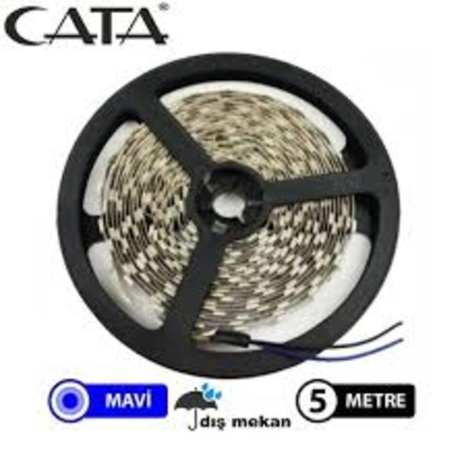 Şerit Led Dış Mekan Silikonlu Mavi 1mt/14,4w 750lm (5mt-250kl)xxx