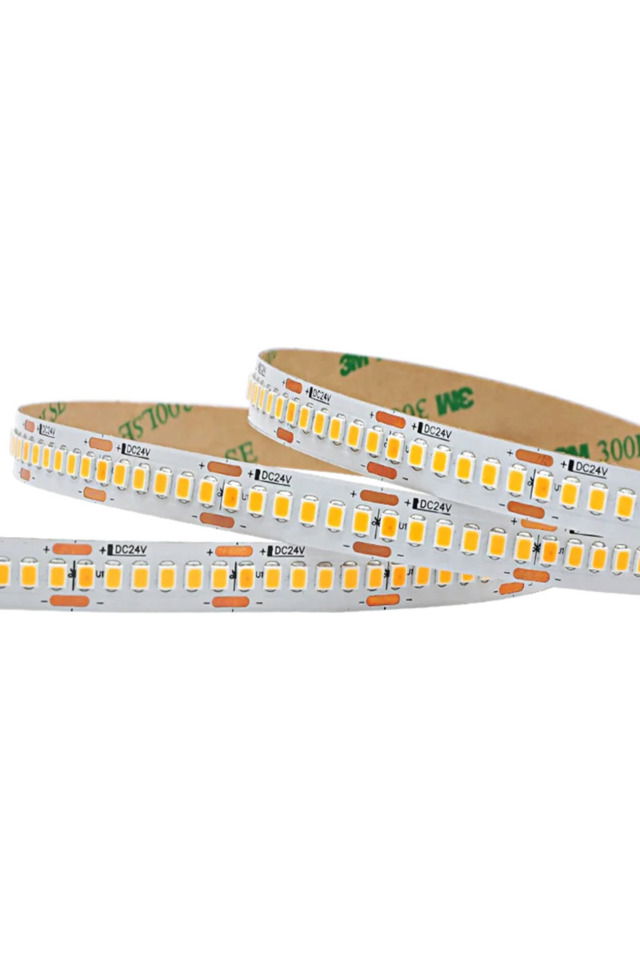 Şerit Led İç Mekan 240 Çip  18w/1mt Amber 1500lm Gold IP20  (250mt)