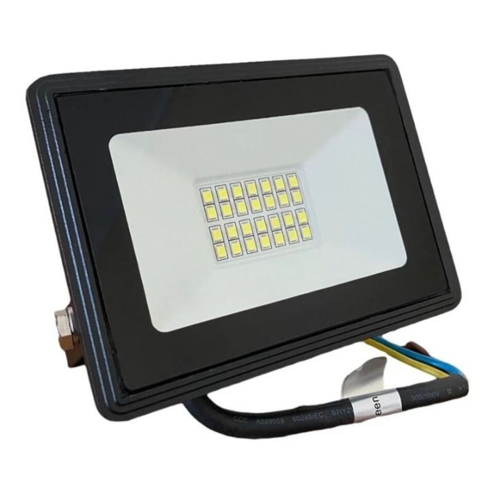 Led Projektör 20w 6500kl Smd 1600lm Flood Seri (30ad)