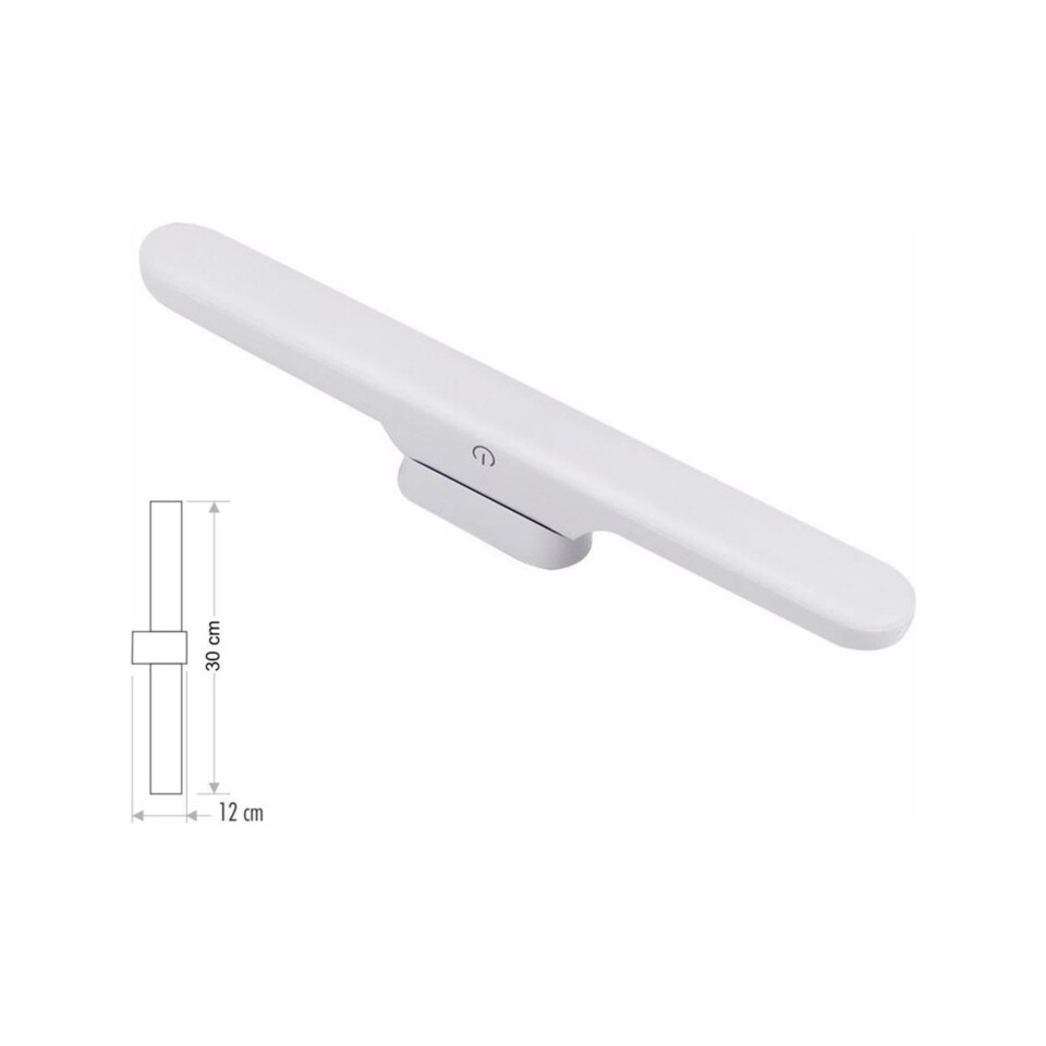 Ayna Üstü Led Şajlı Aplik 6w 280lm 6500k 3 Renk Dokunmatik 120'' 42.5x12mm (Martı)(50ad)