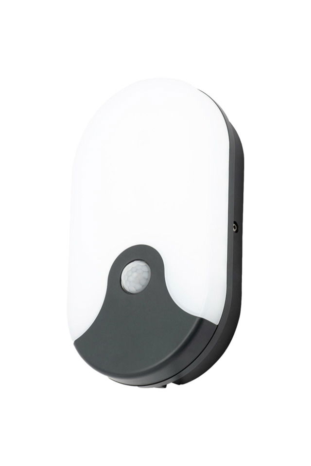 Cata Sensörlü Duvar Aplik 180' 12w 4000k 810lm Ip44 Siyah (20ad)