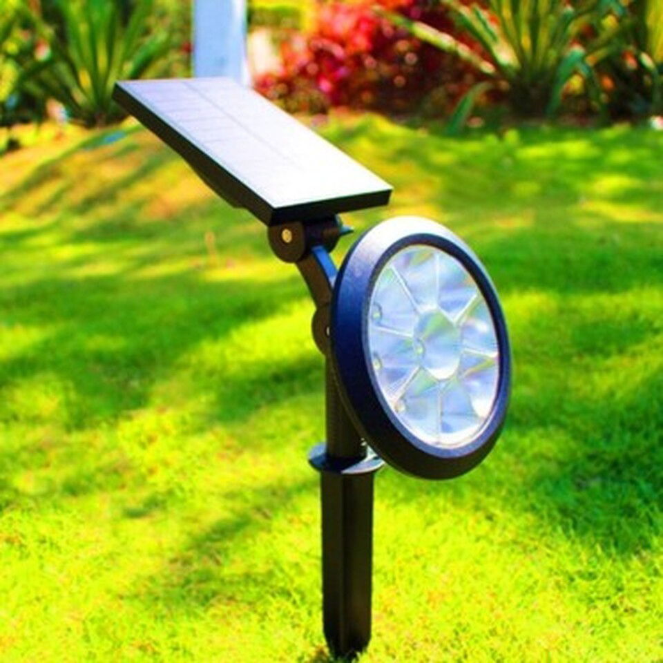 Cata Led Solar Bahçe Çim Armatür-Aplik Kazıklı  18w Beyaz 100lm Ip64 (40ad)